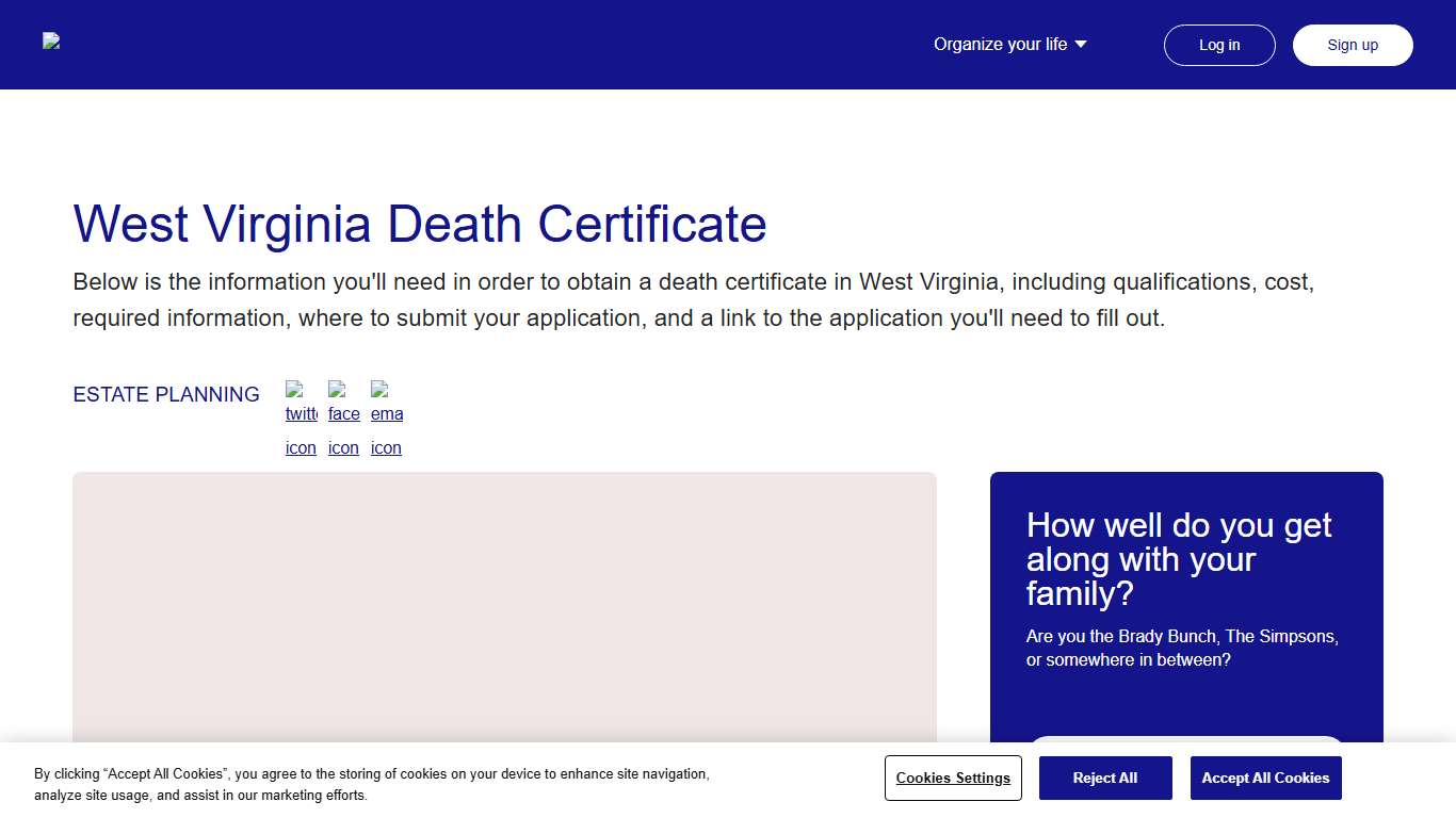 West Virginia Death Certificate Everplans